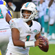 Tua Tagovailoa was okay in the Dolphins’ win over the Rams.